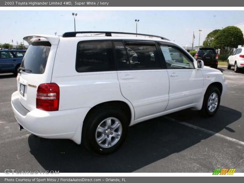 Super White / Ivory 2003 Toyota Highlander Limited 4WD