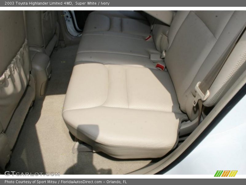 Super White / Ivory 2003 Toyota Highlander Limited 4WD