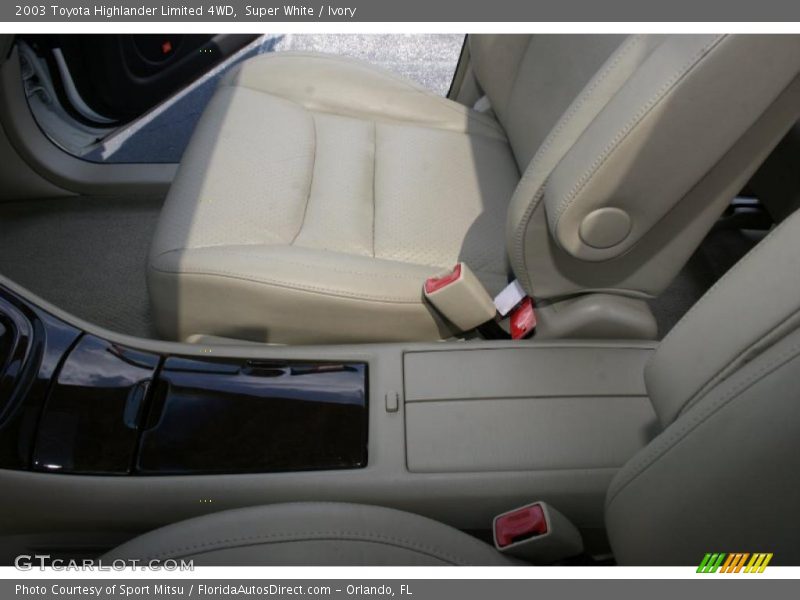 Super White / Ivory 2003 Toyota Highlander Limited 4WD
