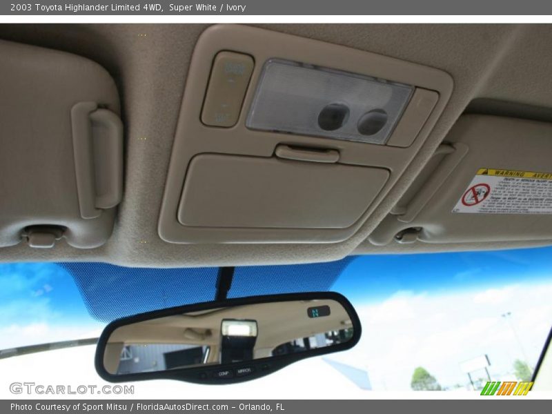 Super White / Ivory 2003 Toyota Highlander Limited 4WD