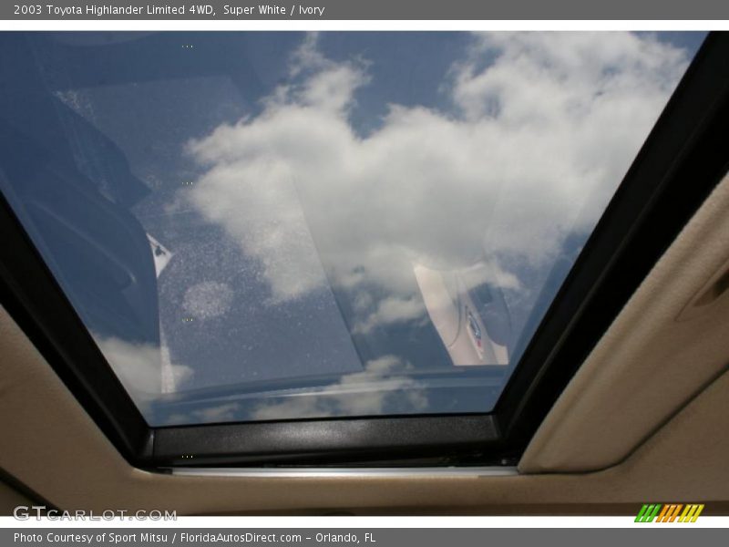 Super White / Ivory 2003 Toyota Highlander Limited 4WD