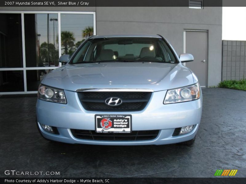 Silver Blue / Gray 2007 Hyundai Sonata SE V6