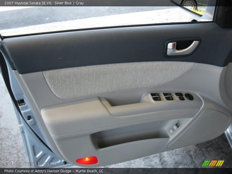 Silver Blue / Gray 2007 Hyundai Sonata SE V6