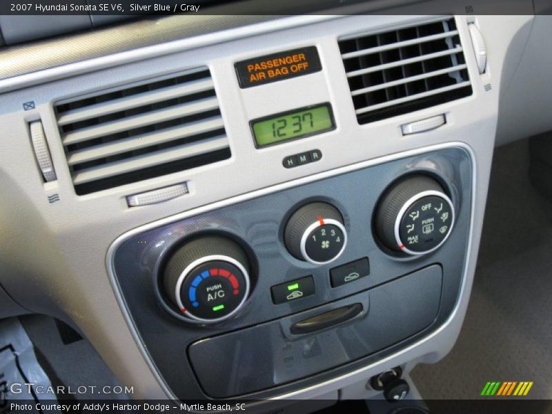 Silver Blue / Gray 2007 Hyundai Sonata SE V6
