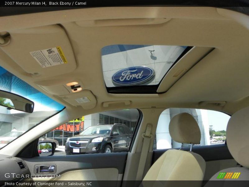 Black Ebony / Camel 2007 Mercury Milan I4