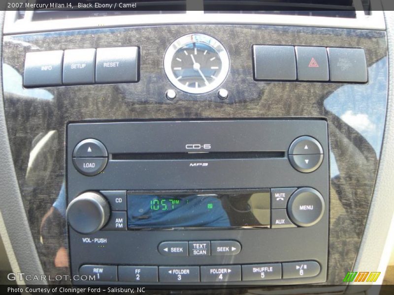 Black Ebony / Camel 2007 Mercury Milan I4