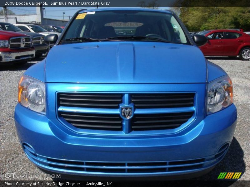 Surf Blue Pearl / Dark Slate Gray 2008 Dodge Caliber SE