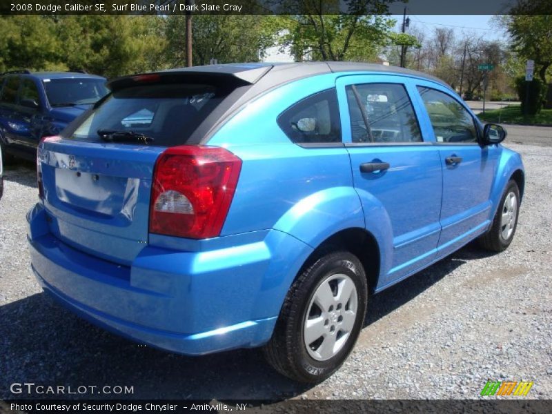 Surf Blue Pearl / Dark Slate Gray 2008 Dodge Caliber SE