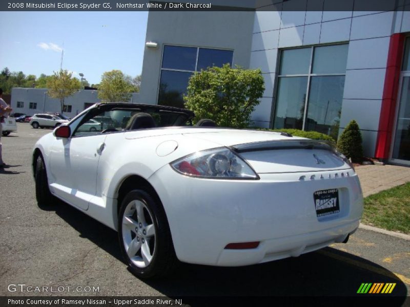 Northstar White / Dark Charcoal 2008 Mitsubishi Eclipse Spyder GS