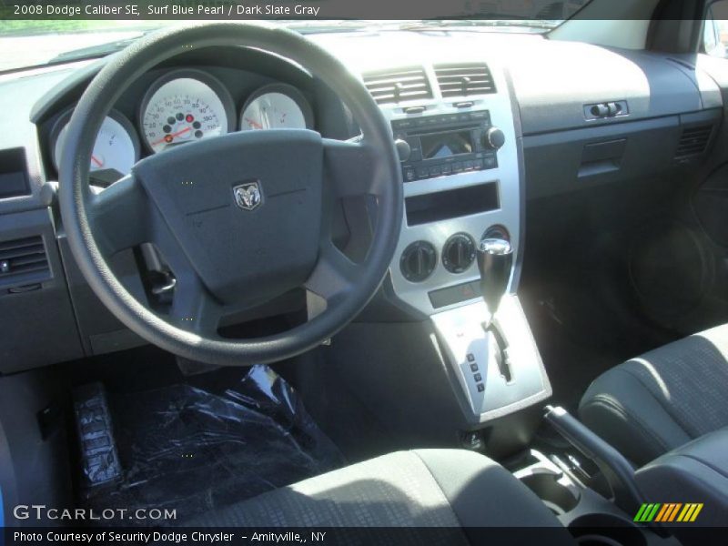 Surf Blue Pearl / Dark Slate Gray 2008 Dodge Caliber SE