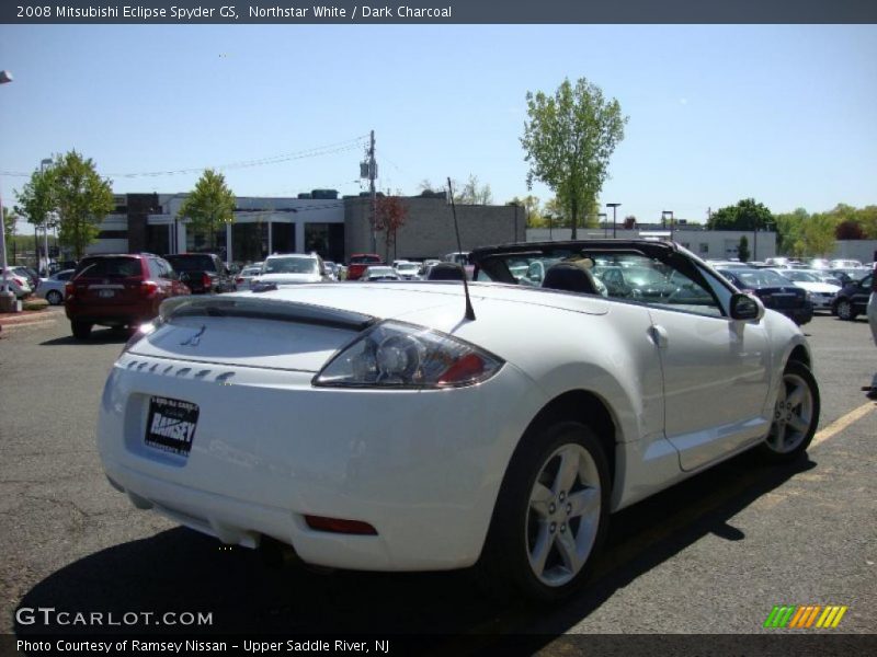 Northstar White / Dark Charcoal 2008 Mitsubishi Eclipse Spyder GS