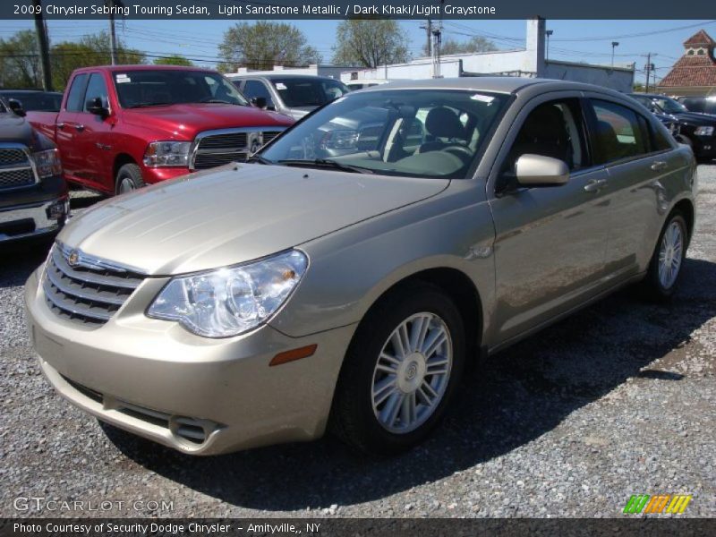 Light Sandstone Metallic / Dark Khaki/Light Graystone 2009 Chrysler Sebring Touring Sedan
