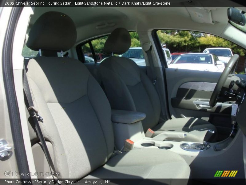 Light Sandstone Metallic / Dark Khaki/Light Graystone 2009 Chrysler Sebring Touring Sedan