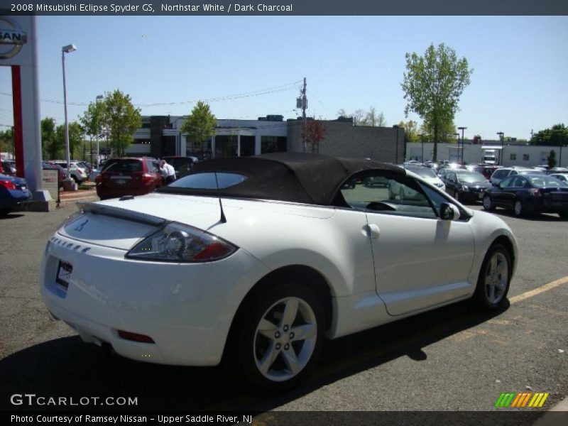 Northstar White / Dark Charcoal 2008 Mitsubishi Eclipse Spyder GS