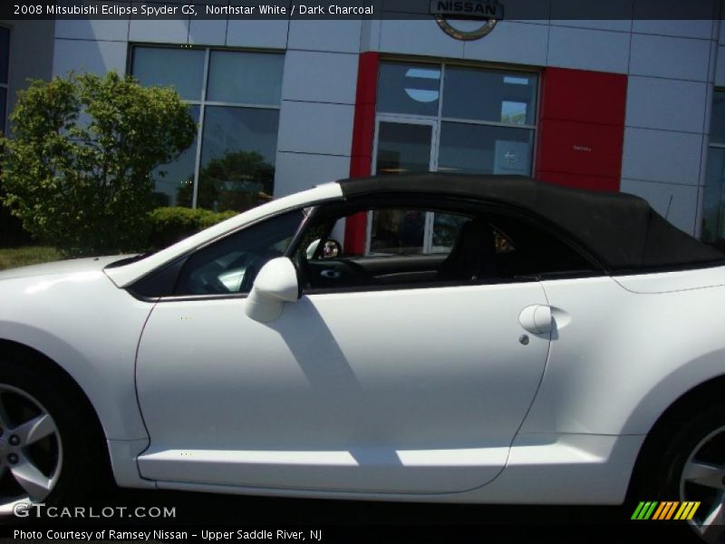 Northstar White / Dark Charcoal 2008 Mitsubishi Eclipse Spyder GS