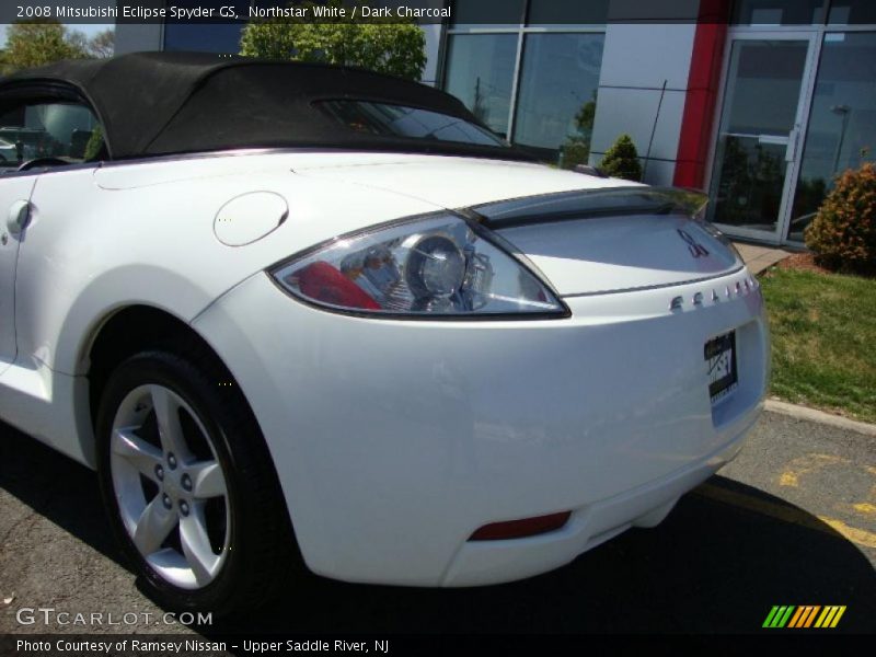 Northstar White / Dark Charcoal 2008 Mitsubishi Eclipse Spyder GS