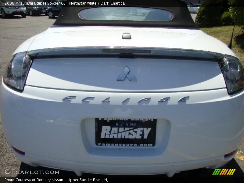 Northstar White / Dark Charcoal 2008 Mitsubishi Eclipse Spyder GS