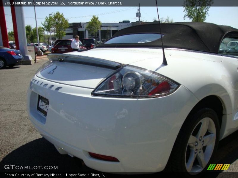 Northstar White / Dark Charcoal 2008 Mitsubishi Eclipse Spyder GS
