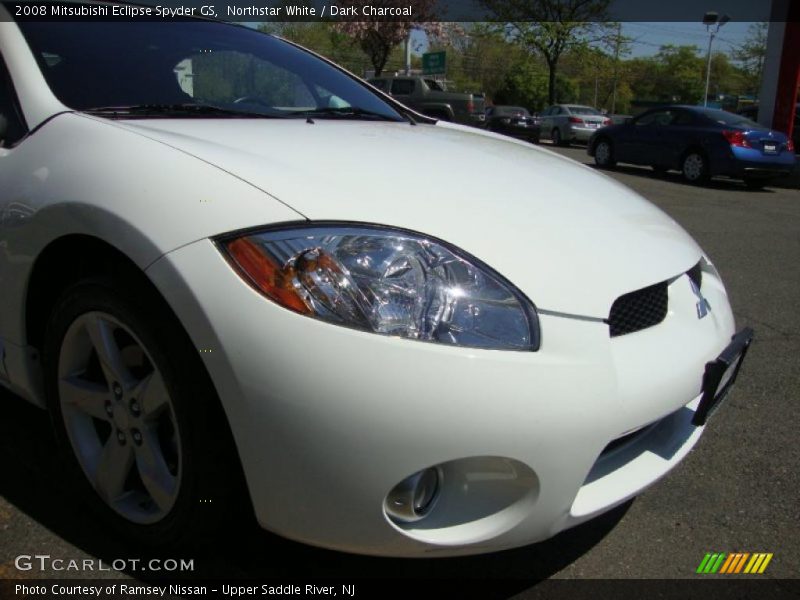 Northstar White / Dark Charcoal 2008 Mitsubishi Eclipse Spyder GS
