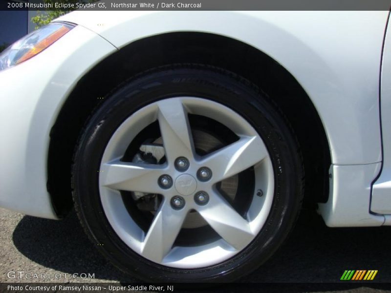 Northstar White / Dark Charcoal 2008 Mitsubishi Eclipse Spyder GS