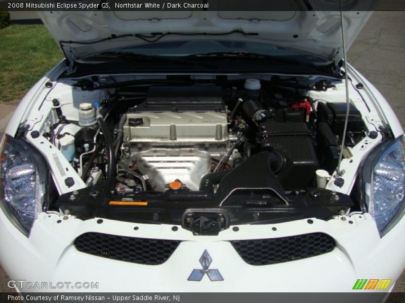 Northstar White / Dark Charcoal 2008 Mitsubishi Eclipse Spyder GS