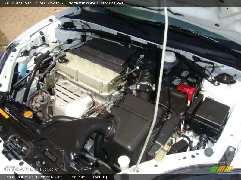 Northstar White / Dark Charcoal 2008 Mitsubishi Eclipse Spyder GS