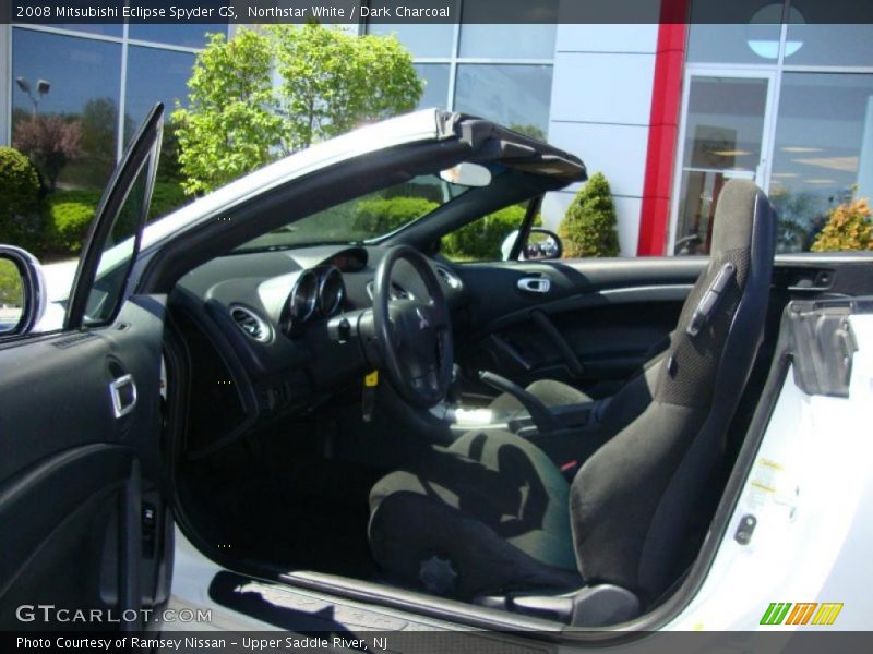 Northstar White / Dark Charcoal 2008 Mitsubishi Eclipse Spyder GS