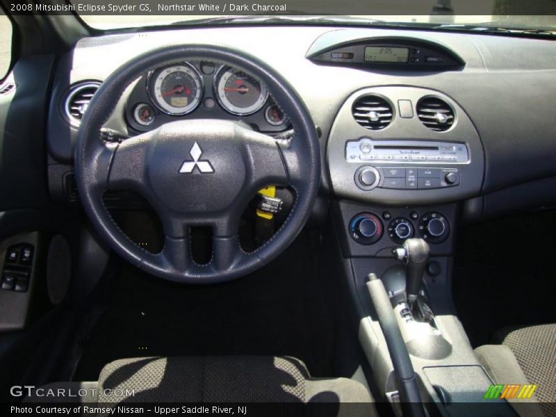 Northstar White / Dark Charcoal 2008 Mitsubishi Eclipse Spyder GS
