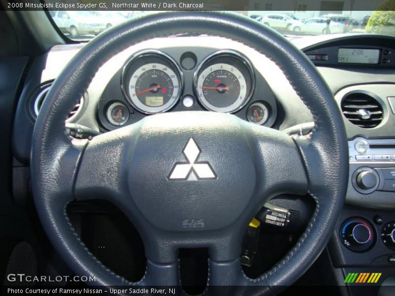 Northstar White / Dark Charcoal 2008 Mitsubishi Eclipse Spyder GS