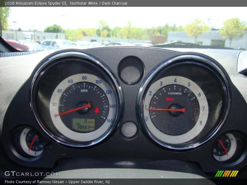 Northstar White / Dark Charcoal 2008 Mitsubishi Eclipse Spyder GS