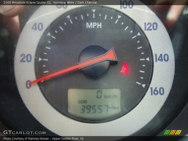 Northstar White / Dark Charcoal 2008 Mitsubishi Eclipse Spyder GS