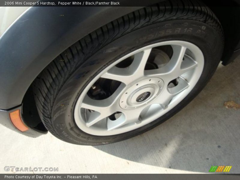 Pepper White / Black/Panther Black 2006 Mini Cooper S Hardtop