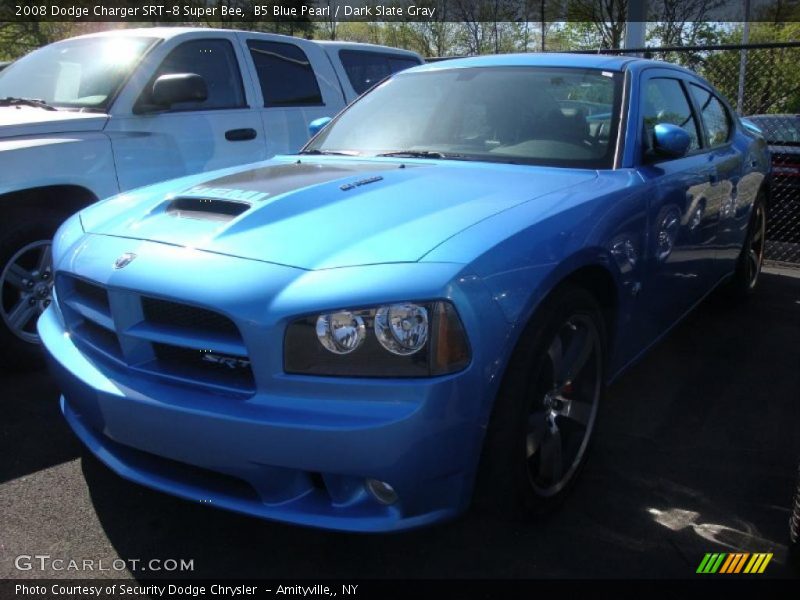 B5 Blue Pearl / Dark Slate Gray 2008 Dodge Charger SRT-8 Super Bee