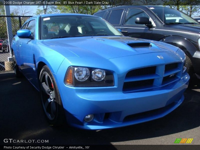 B5 Blue Pearl / Dark Slate Gray 2008 Dodge Charger SRT-8 Super Bee