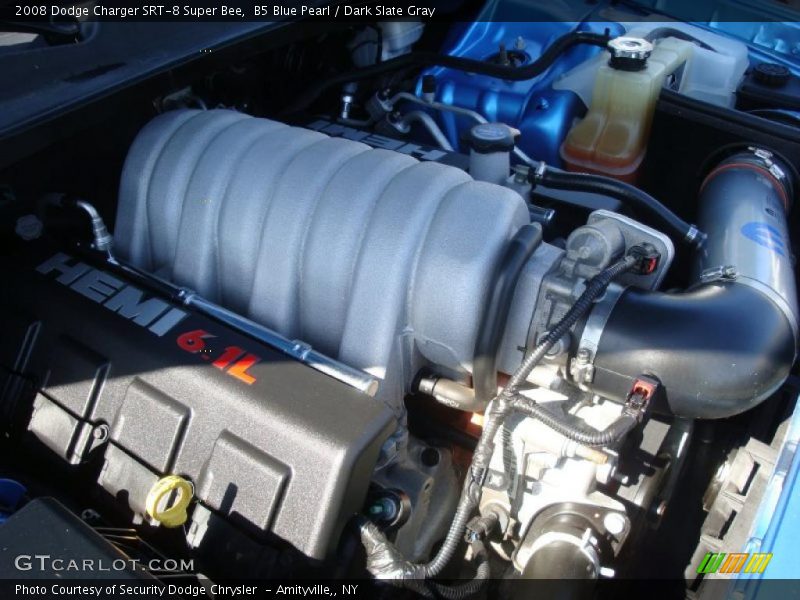 B5 Blue Pearl / Dark Slate Gray 2008 Dodge Charger SRT-8 Super Bee