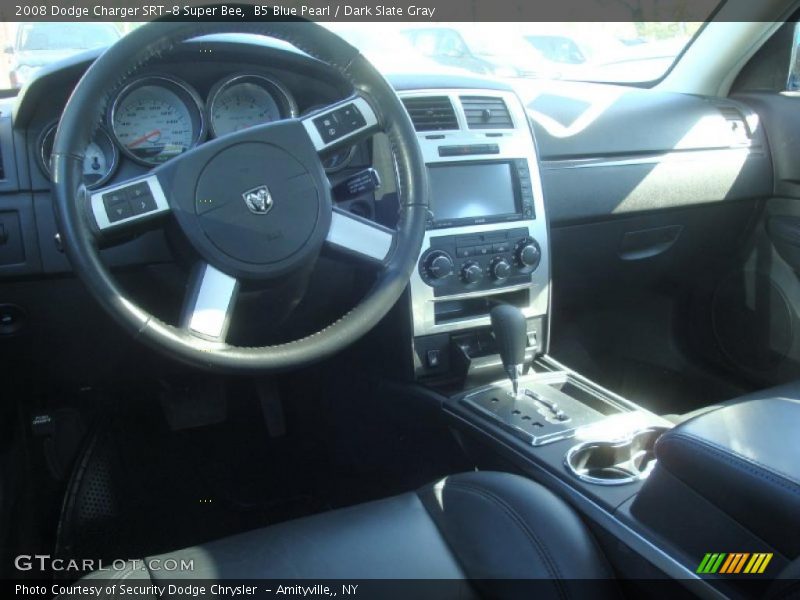 B5 Blue Pearl / Dark Slate Gray 2008 Dodge Charger SRT-8 Super Bee