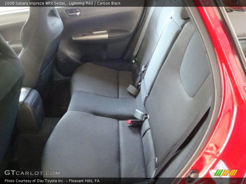 Lightning Red / Carbon Black 2008 Subaru Impreza WRX Sedan