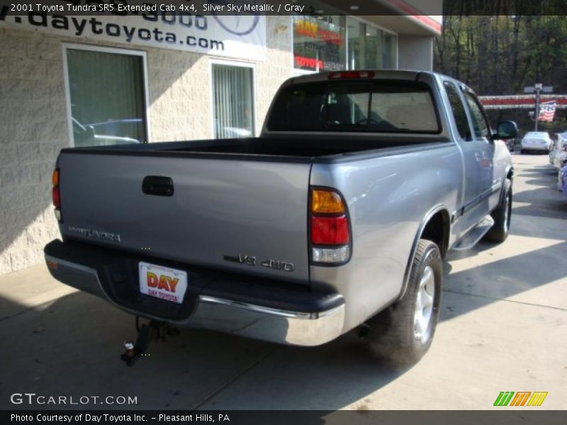 Silver Sky Metallic / Gray 2001 Toyota Tundra SR5 Extended Cab 4x4