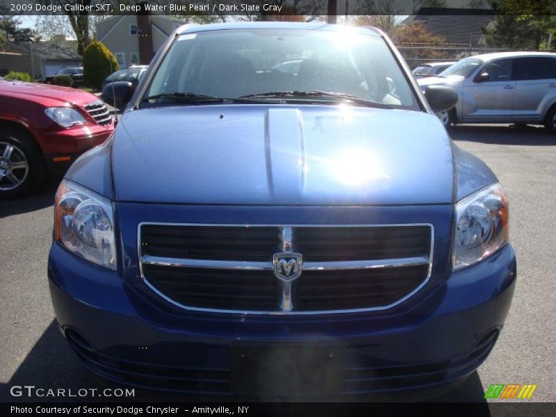 Deep Water Blue Pearl / Dark Slate Gray 2009 Dodge Caliber SXT