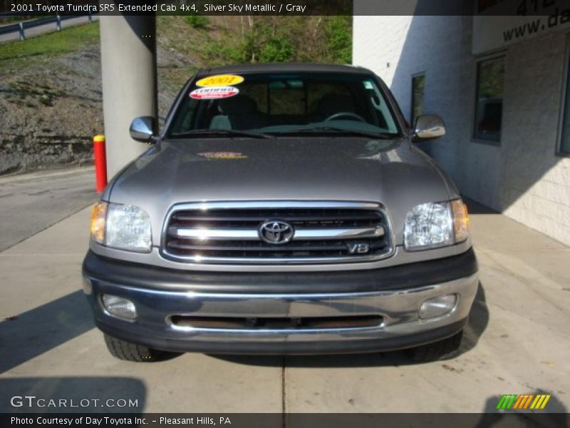 Silver Sky Metallic / Gray 2001 Toyota Tundra SR5 Extended Cab 4x4