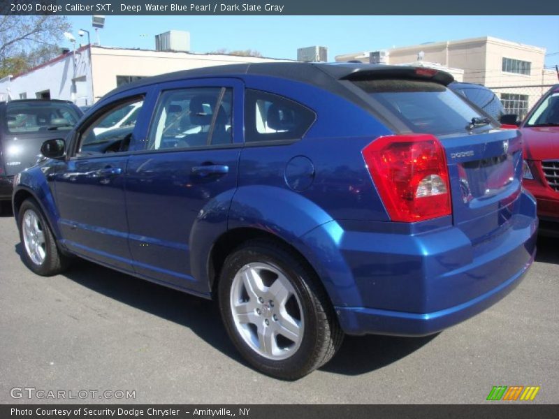 Deep Water Blue Pearl / Dark Slate Gray 2009 Dodge Caliber SXT