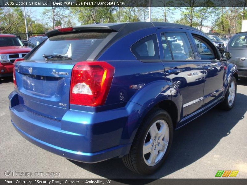 Deep Water Blue Pearl / Dark Slate Gray 2009 Dodge Caliber SXT