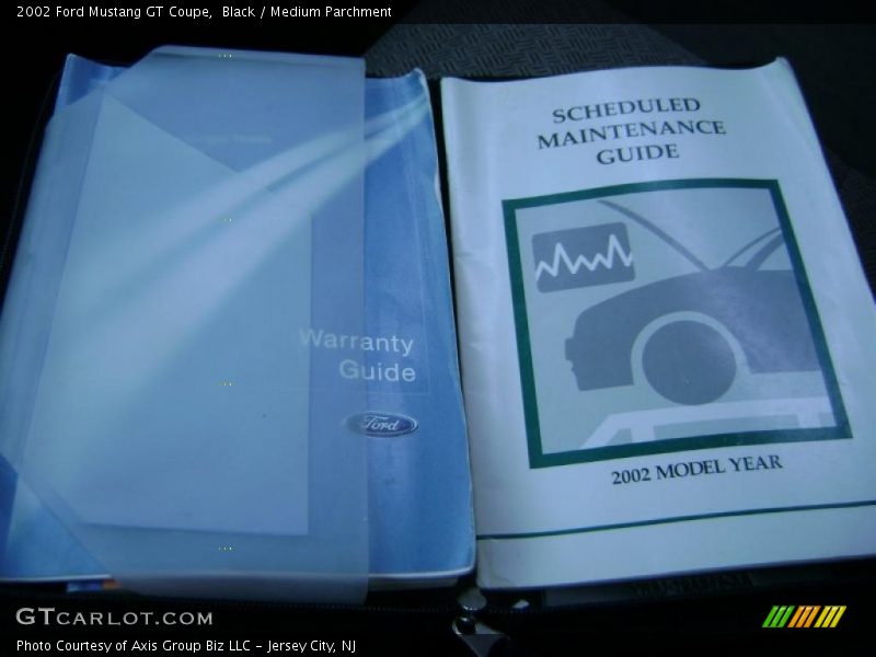 Black / Medium Parchment 2002 Ford Mustang GT Coupe
