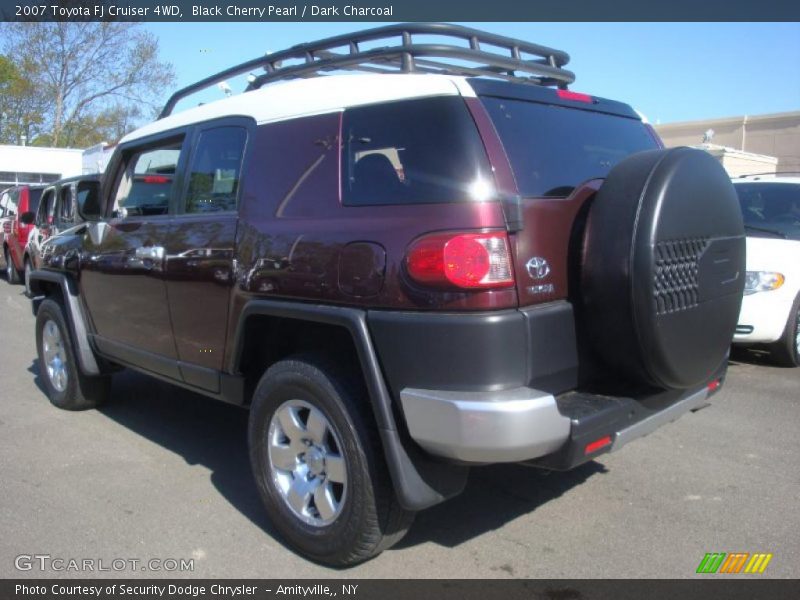 Black Cherry Pearl / Dark Charcoal 2007 Toyota FJ Cruiser 4WD