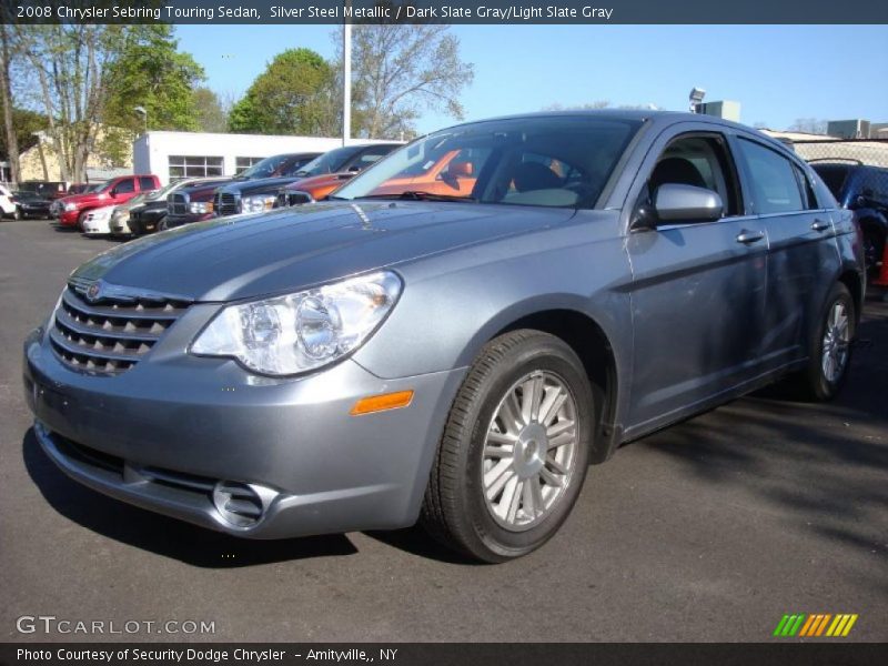Silver Steel Metallic / Dark Slate Gray/Light Slate Gray 2008 Chrysler Sebring Touring Sedan