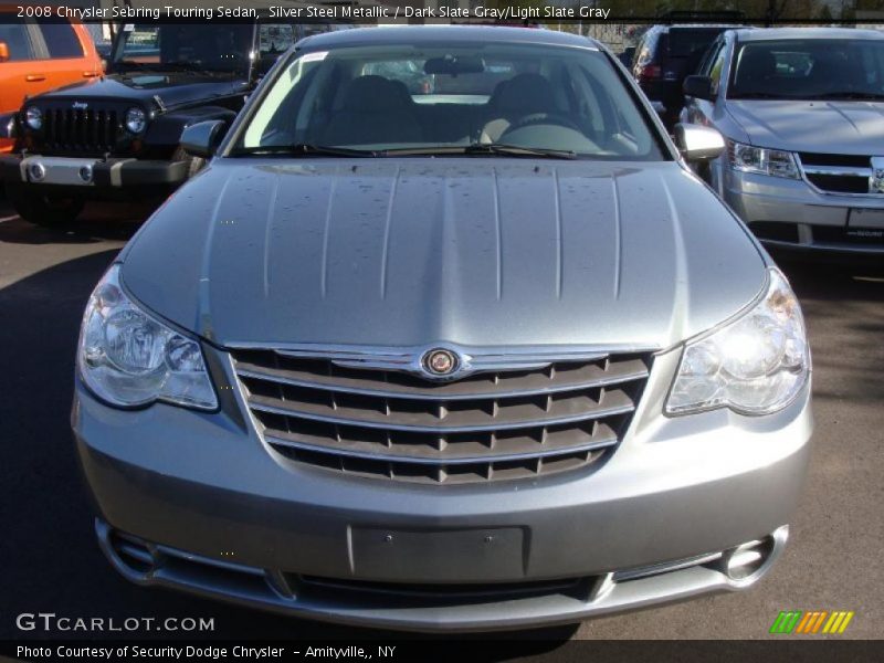 Silver Steel Metallic / Dark Slate Gray/Light Slate Gray 2008 Chrysler Sebring Touring Sedan