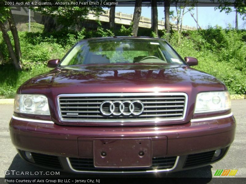 Andorra Red Pearl Effect / Caramel 2001 Audi A8 4.2 quattro