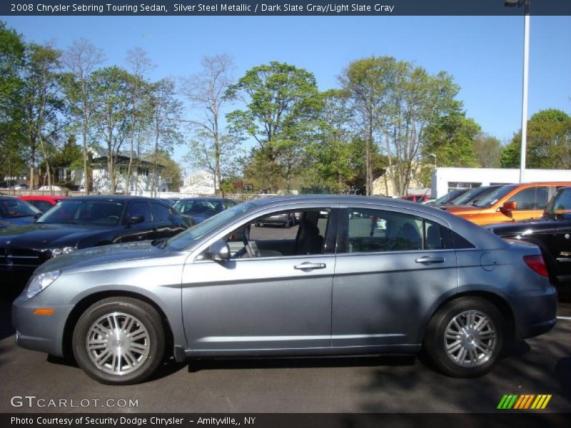 Silver Steel Metallic / Dark Slate Gray/Light Slate Gray 2008 Chrysler Sebring Touring Sedan