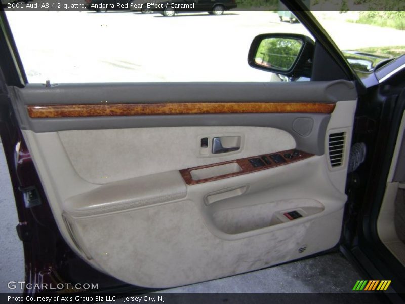 Andorra Red Pearl Effect / Caramel 2001 Audi A8 4.2 quattro