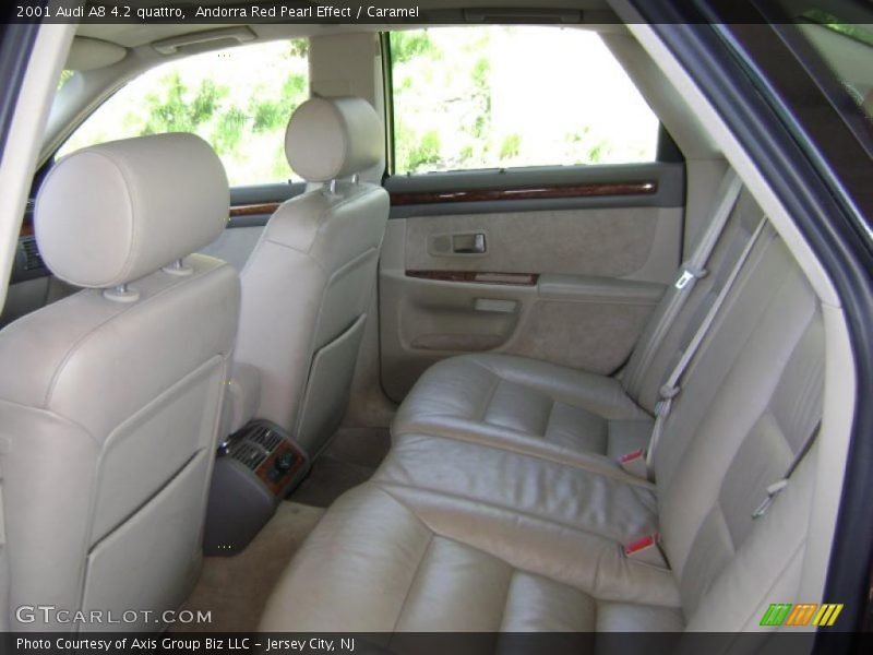 Andorra Red Pearl Effect / Caramel 2001 Audi A8 4.2 quattro